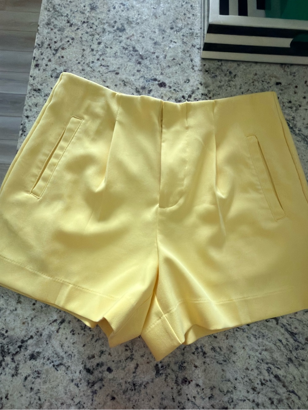 a new day High-Waist Yellow Tailored Shorts